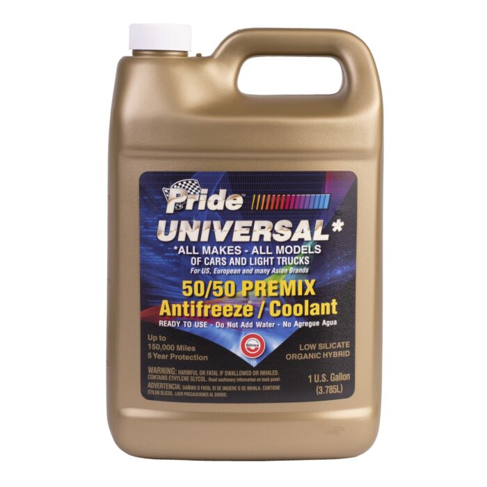 Pride Antifreeze Universal Gold 50/50 Premixed Gal