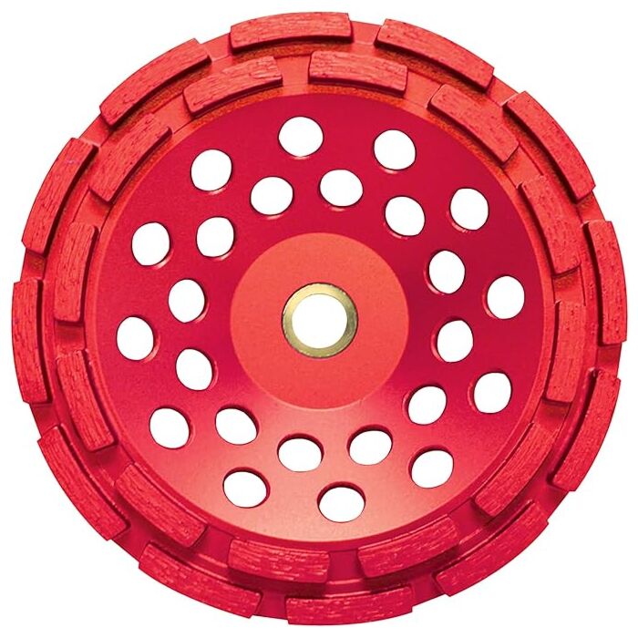 Pearl Abrasives 7 x 5/8-11 Pearl P2 Pro-V™ Concrete & Masonry Cup Wheel, Double Row