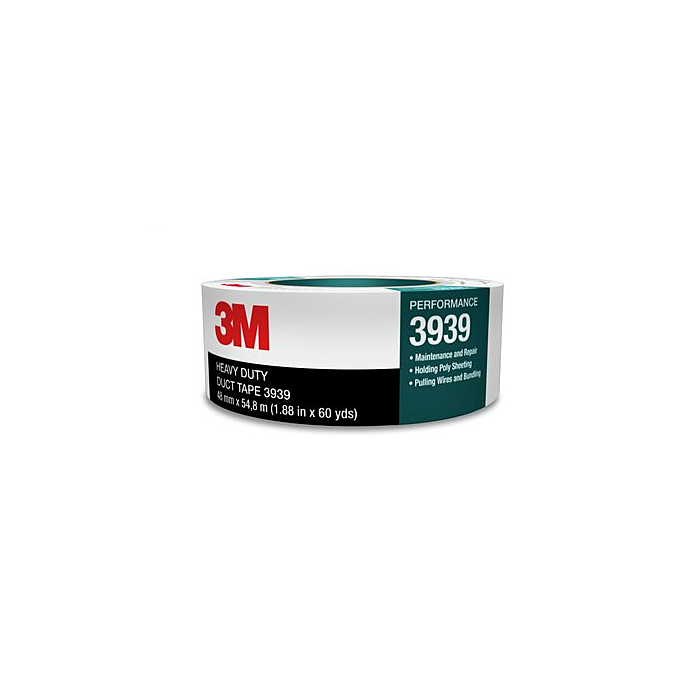 3M Heavy-Duty 9 mil Duct Tape (3939 Silver) 1.88 in. x 60 yd