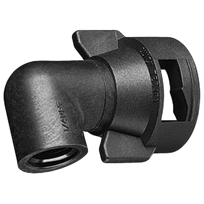 TeeJet 90deg Quick TeeJet Female Adapter with 1/4" Female NPT