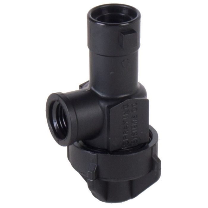 TeeJet 1/4" Female NPT Inlet Quick TeeJet Nozzle Body With Diaphragm Check Valve