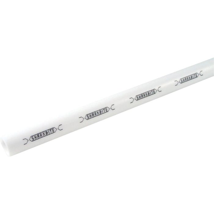 SharkBite 1/2 In. x 20 Ft. White PEX Pipe Type B Stick