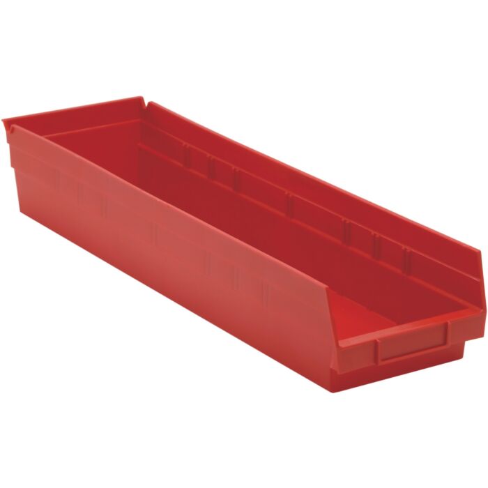 Quantum Storage Systems 23-5/8" x 6-5/8" x 4" RED - 8 / CTN