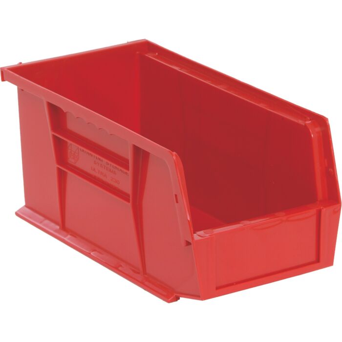 Quantum Storage Systems 10-7/8" x 5-1/2" x 5" Red Bin - 12 / CTN