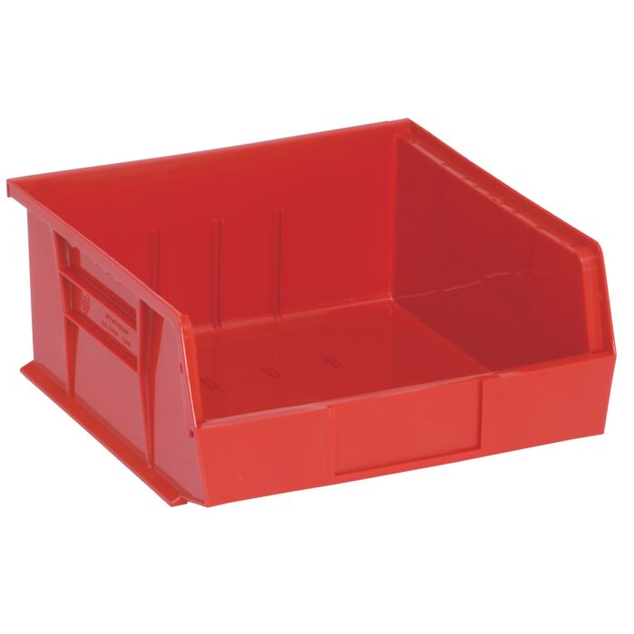 Quantum Storage Systems 10-7/8" x 11" x 5" Red Bin - 6 / CTN
