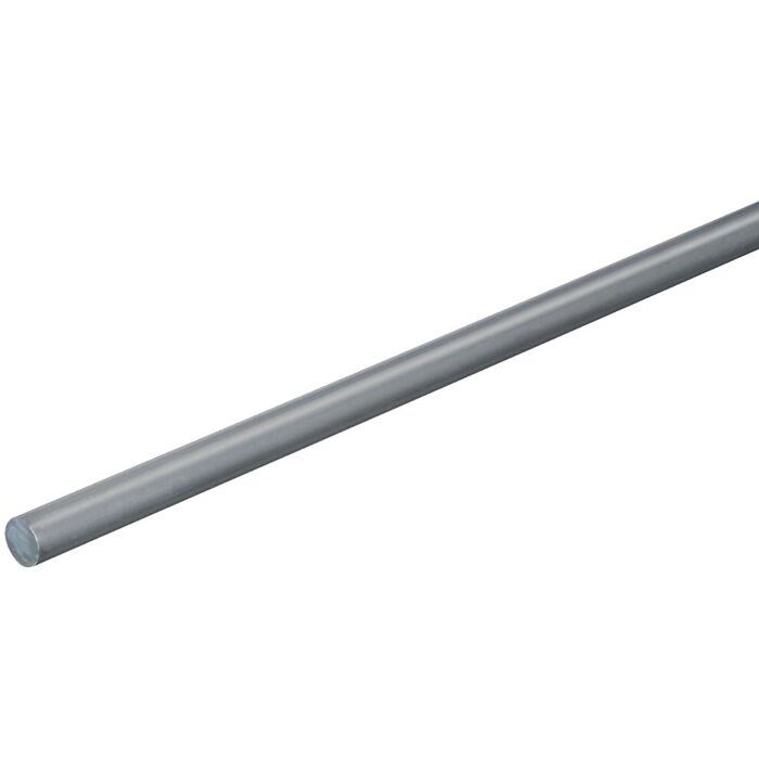 Aluminum 1/2 in 4 ft Round Pipe Rod