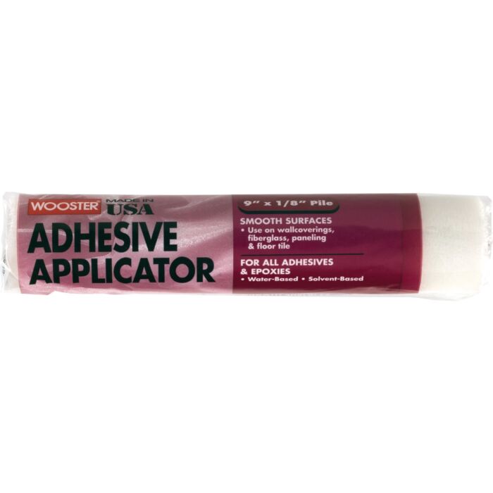 WOOSTER Adhesive Applicator Specialty Roller Cover - 9 in. x 1/8 in. Nap