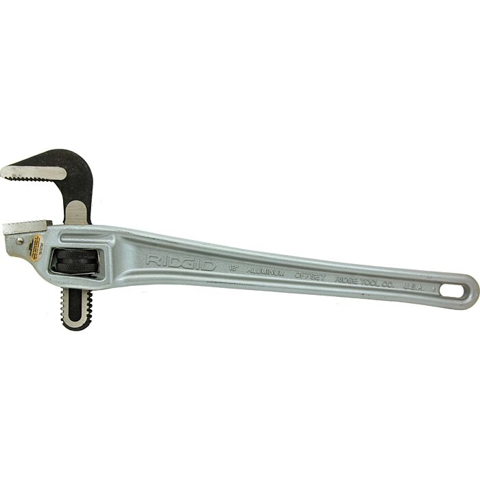 RIDGID 18" Aluminum Offset Pipe Wrench, 31125