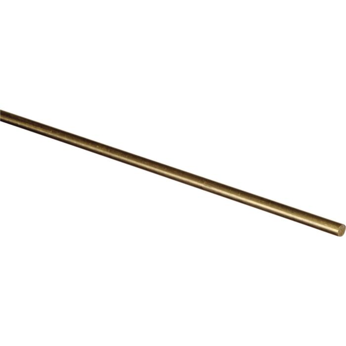 HILLMAN Hillman Steelworks Brass 3/16 In. X 3 Ft. Solid Rod