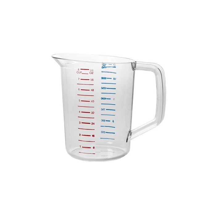 Rubbermaid 2 qt Polycarbonate Clear Measuring Cup