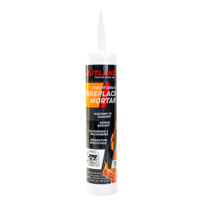 Rutland  Fireplace Mortar Paste (Gray) 10.3 oz