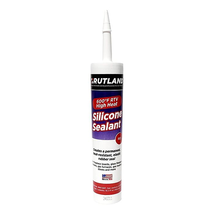 Rutland Silicone Hi-Heat Sealant (Red) 10.3 oz