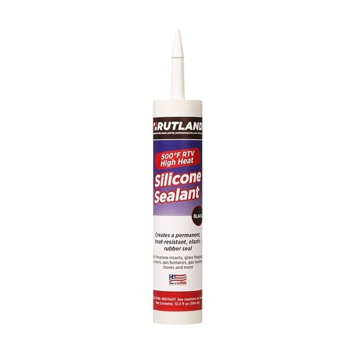 Rutland Silicone Hi-Heat Sealant (Black) 10.3 oz
