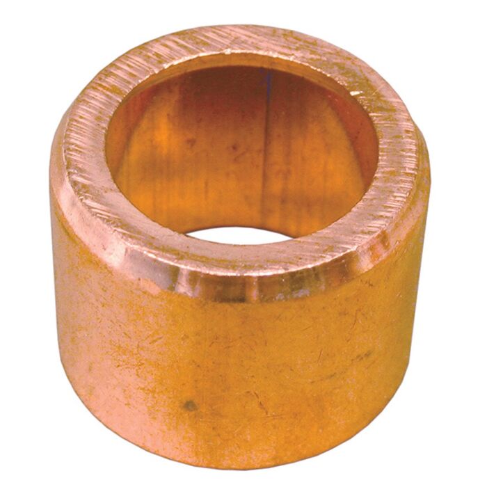 1-1/4" x 1" Wrot/ACR Solder Joint Copper Flush Bushing