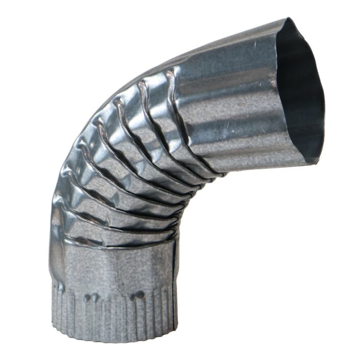 3" Round Corrugated Downspout Elbow