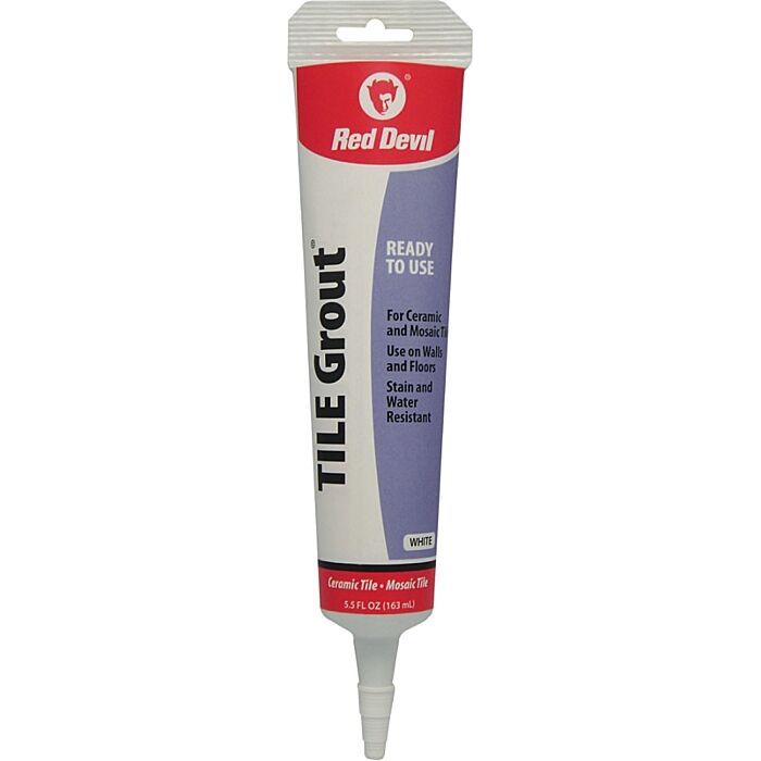 Red Devil Fix-A-Floor® Grout & Tile Cleaner (White) 5.5 oz Tube