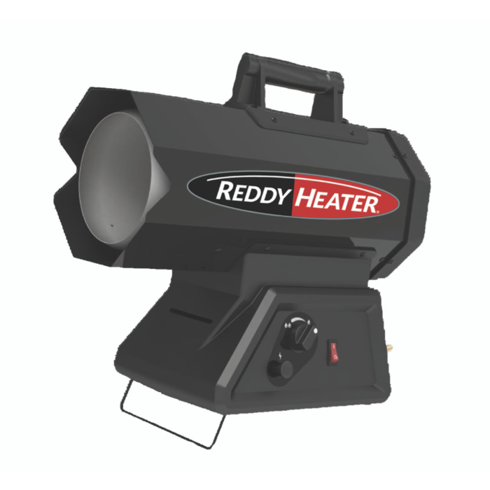 Reddy Heater Forced Air Propane Heater 30-60K BTU (LP) - 20 lb Tank