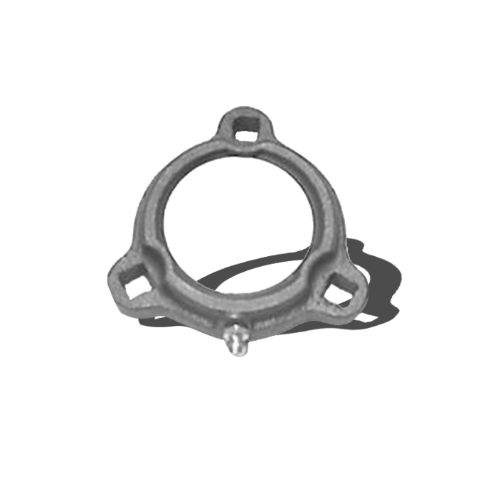 KML 72 mm 100 mm Cast Iron Flange Mount Ball Bearing Unit
