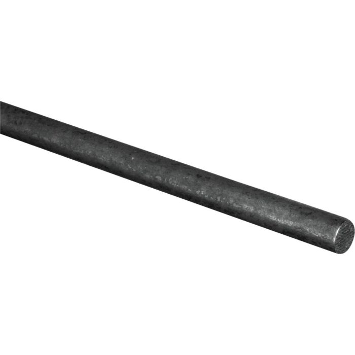 HILLMAN Solid Rod (Steel) 1/4" x 3 ft