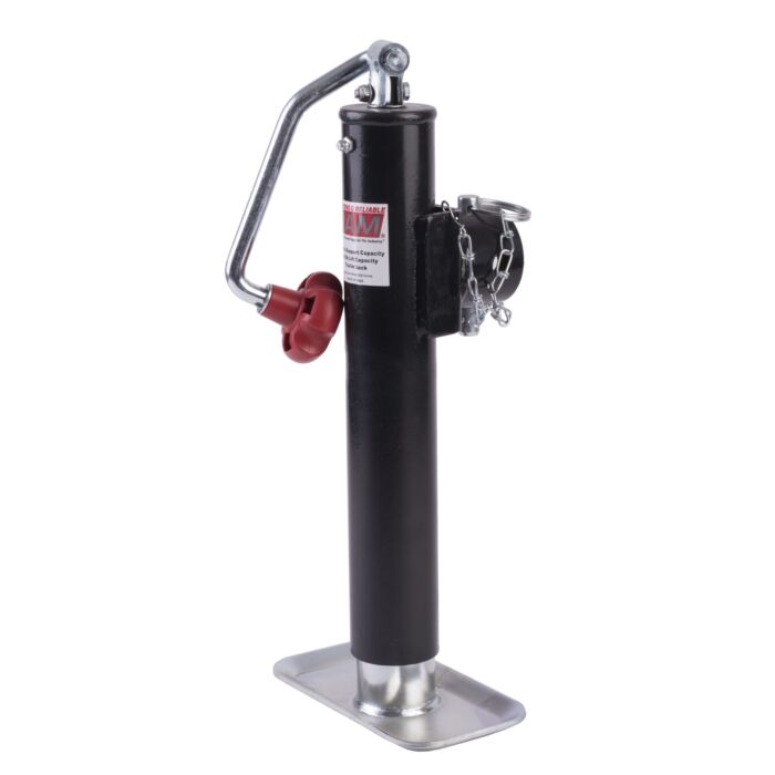 Ram 2000 lb 15-1/4 in Black Painted Swivel Jack