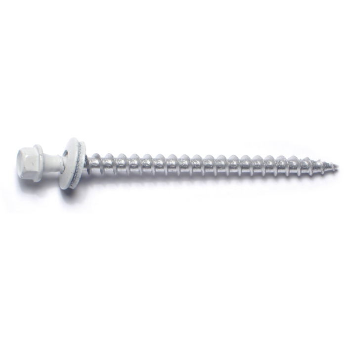 #10 x 3" Roof Screw, White (Bulk Box 52 pc)