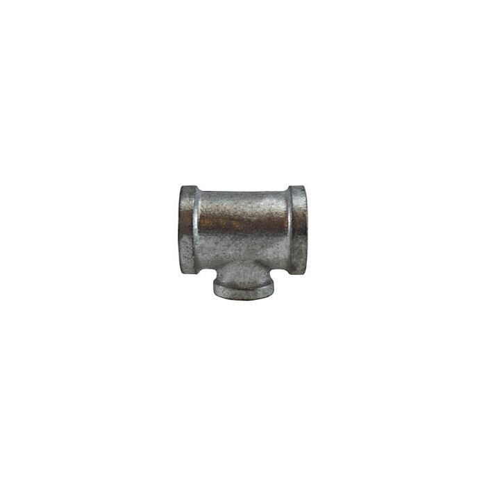 Tee 2 x 1 in Galvanized Pipe Reducing Tee