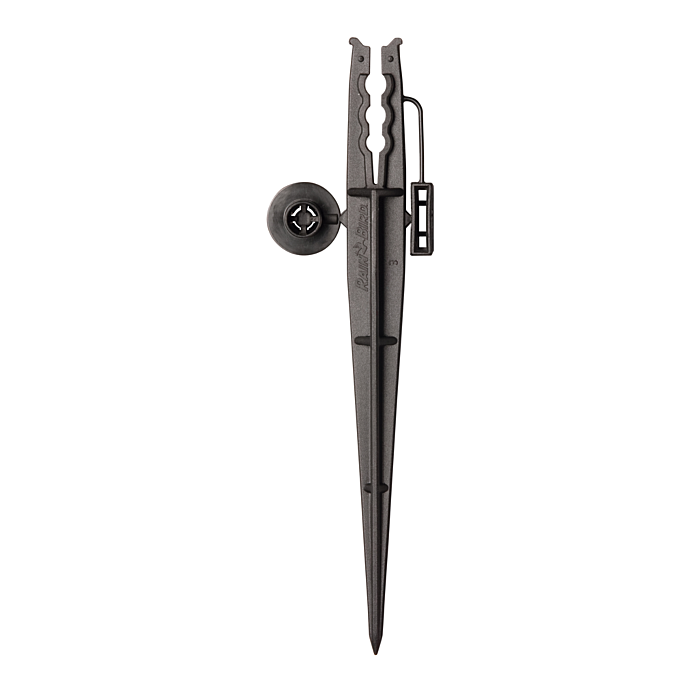 Rain Bird TS25/10PS Drip Irrigation 1/4" Tubing Stake with Bug Cap Diffuser and Locking Cap, 10-Pack