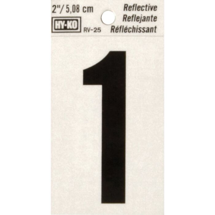HY-KO Hy-Ko Vinyl 2 In. Reflective Adhesive Number One