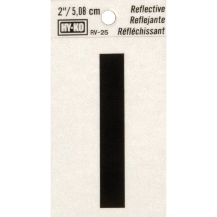 Hy-Ko Vinyl 2 In. Reflective Adhesive Letter, I