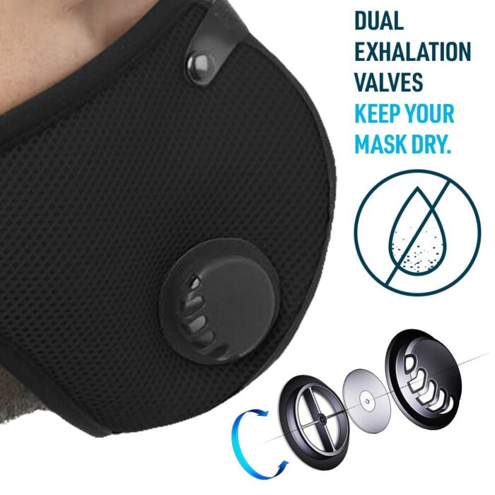 RZ MASK® XL Black Dust Mask