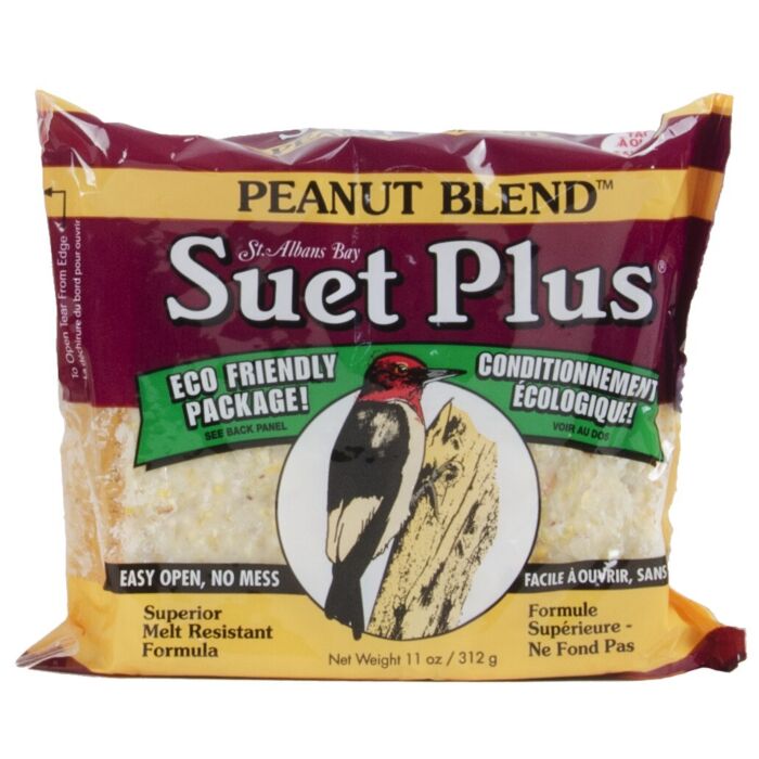 Suet Plus® Wildlife Sciences Suet Plus® 204 11 oz Peanut Blend Suet Cake