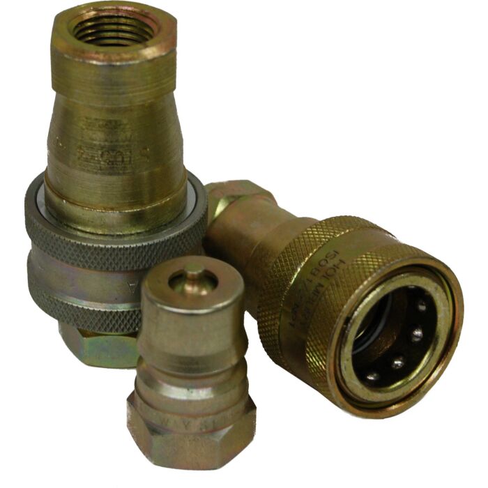 Safeway 4.73 in 1 in Hydraulic Quick Coupling Set