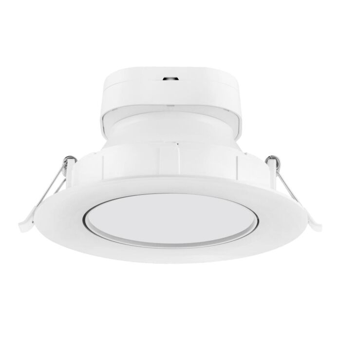 Satco 9 watt LED Direct Wire Downlight; Gimbaled; 6 inch; 2700K; 120 volt; Dimmable