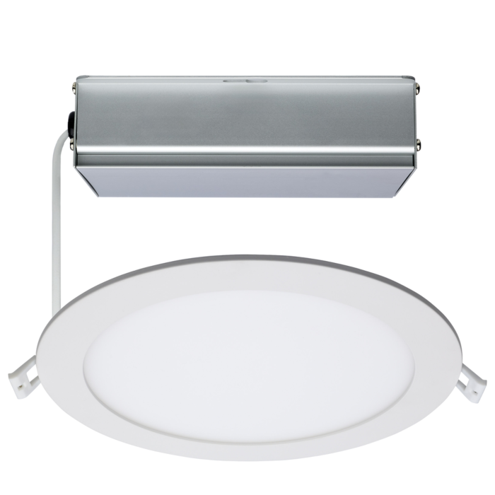 Satco 24 Watt - LED Direct Wire Downlight - Edge-lit - 8 inch - CCT Selectable - 120 volt - Dimmable - Round - Remote Driver