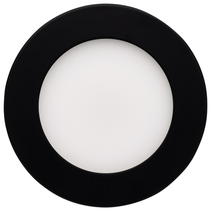 Satco 10 Watt LED Direct Wire Round Downlight (Black) 4 in.