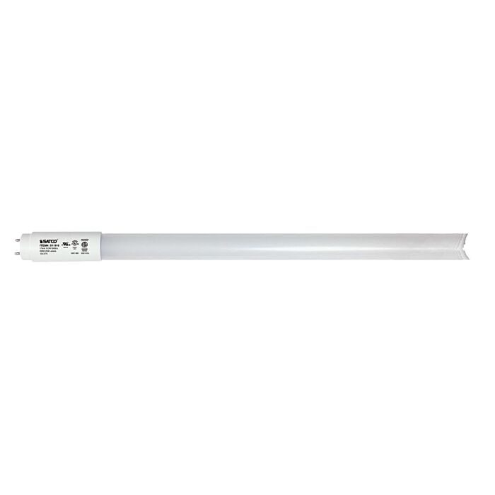 Satco 18.5 Watt T8 LED - 4000K - Medium Bi Pin base - 50000 Average rated hours - 120-277 Volt - Type B - Ballast Bypass - Single or Double Ended Wiring