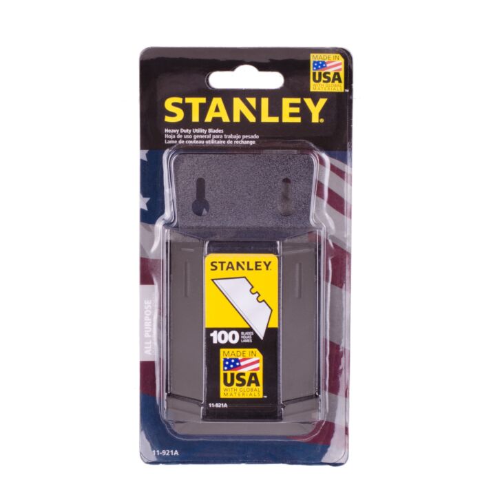 Stanley High Carbon Steel Utility Knife Blade (100pk) 2.4 in.