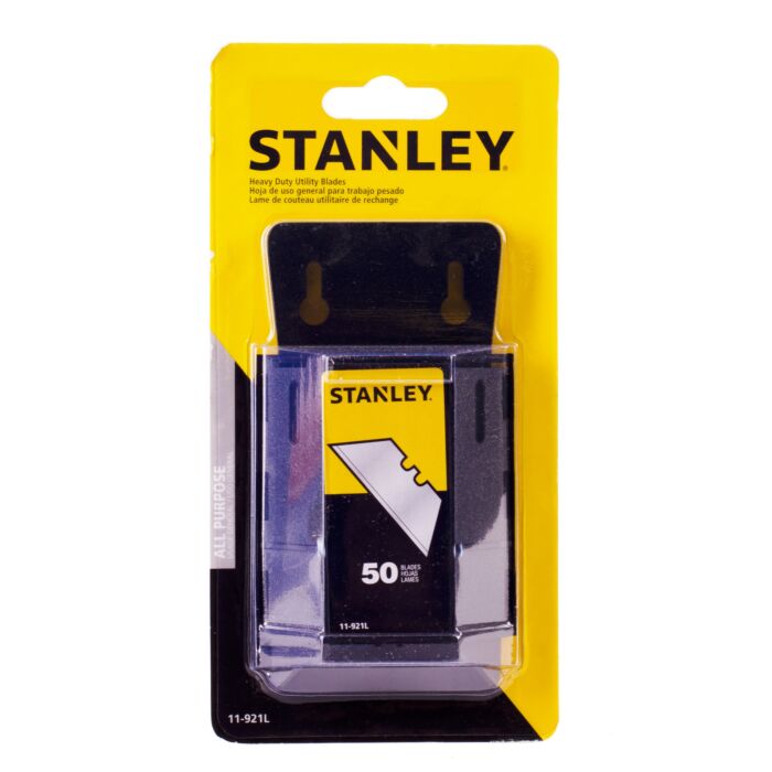 Stanley High Carbon Steel Utility Knife Blade (50pk) 2.4 in.