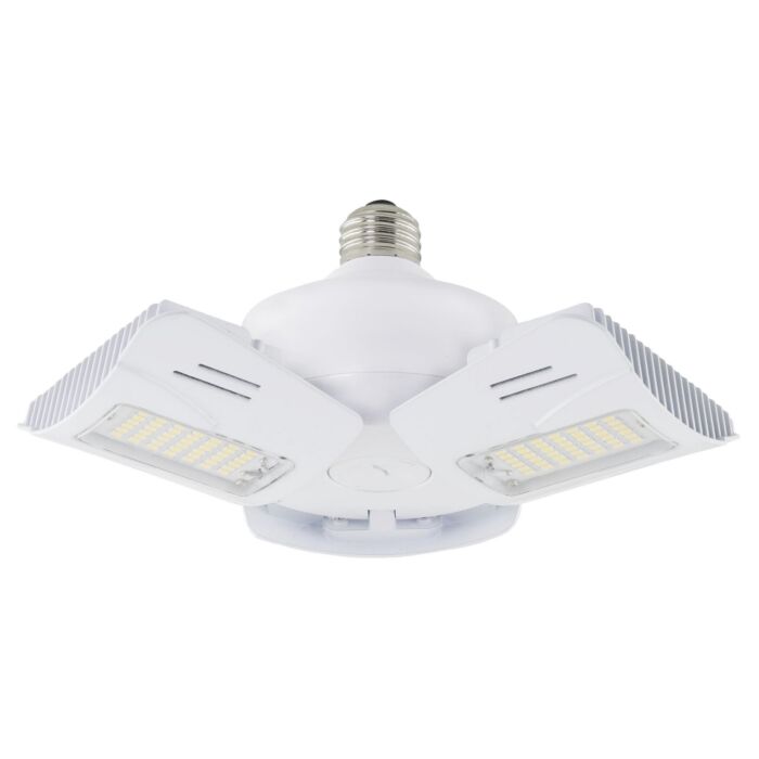 Satco 60 Watt LED Utility Light 4000K - Medium base - Adjustable Beam Angle - 120-277 Volt