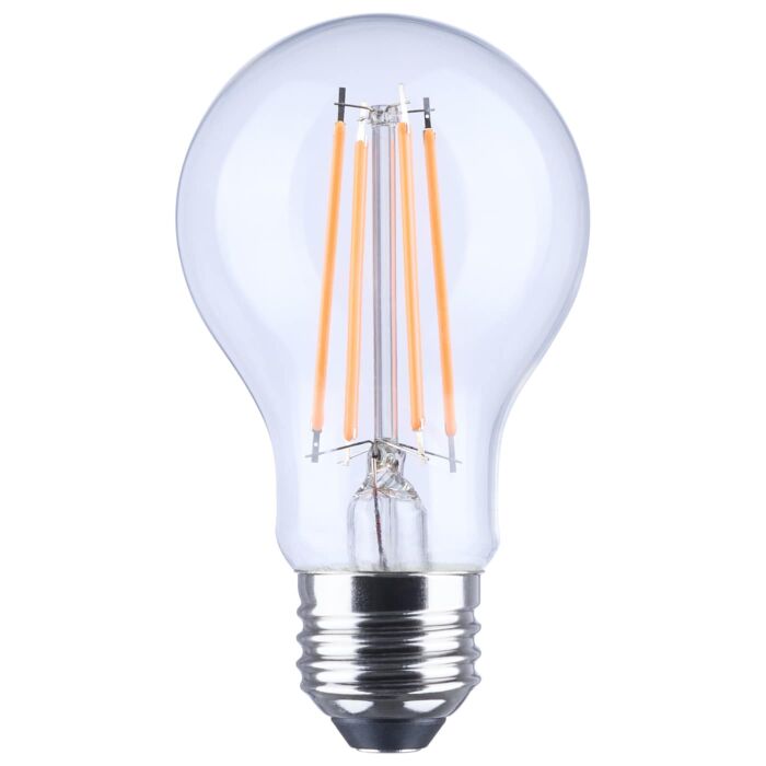Satco 8W A19 LED Glass Bulb (Orange)