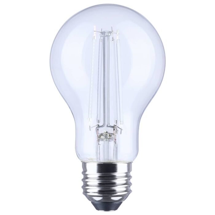 Satco 8W A19 LED Glass Bulb (Blue)