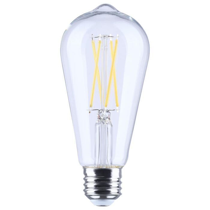 Satco 8W ST19 Filament 27K LED Bulb