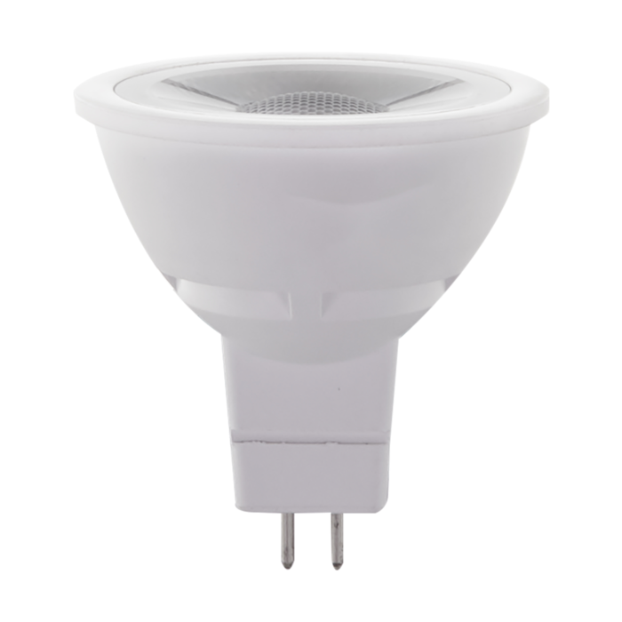 Satco 7 Watt MR16 LED - GU5.3 base - 3000K - 12 Volt - 40 deg. Beam Angle - 2-Card
