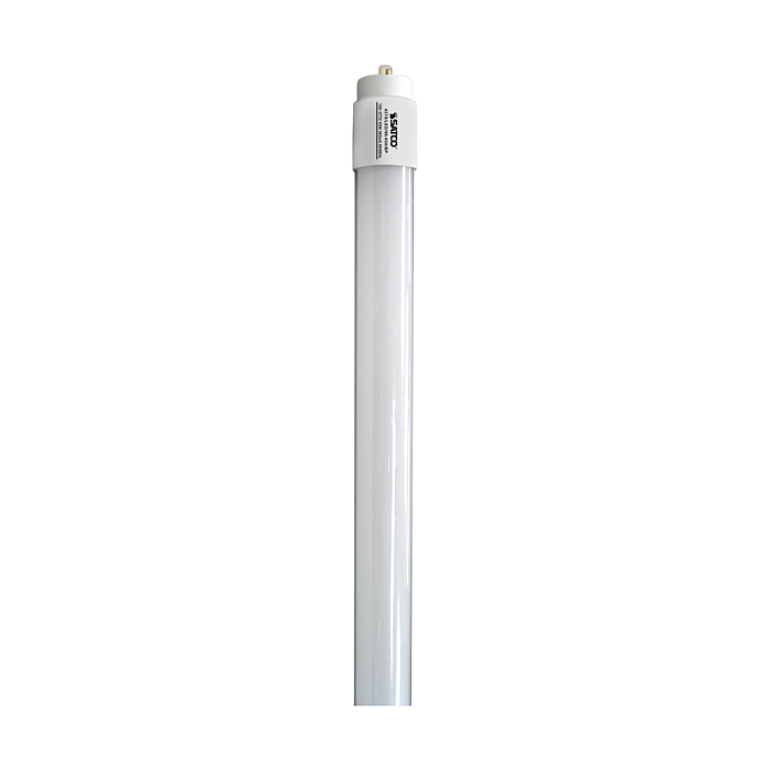 Satco 43 Watt T8 LED - Single pin base - 5000K - 50000 Average rated hours - 5500 Lumens - Type B - Ballast Bypass - Double Ended Wiring