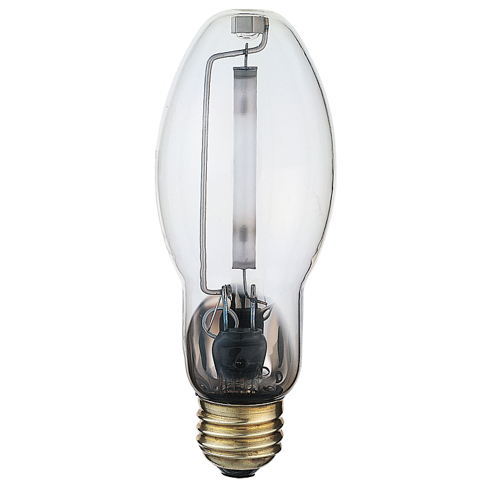 Satco 50 Watt - High Pressure Sodium HID - Medium base - ED17 - Clear - 22 CRI - 2100K