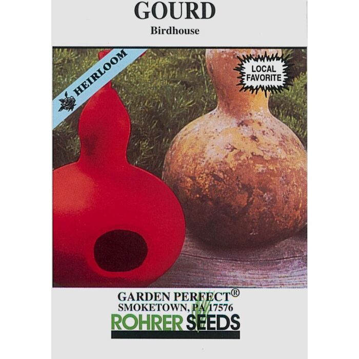 Rohrer Seeds 7-10 1/2 in 3-5 Seeds per Hill 6 in Apart Birdhouse Gourd Seeds
