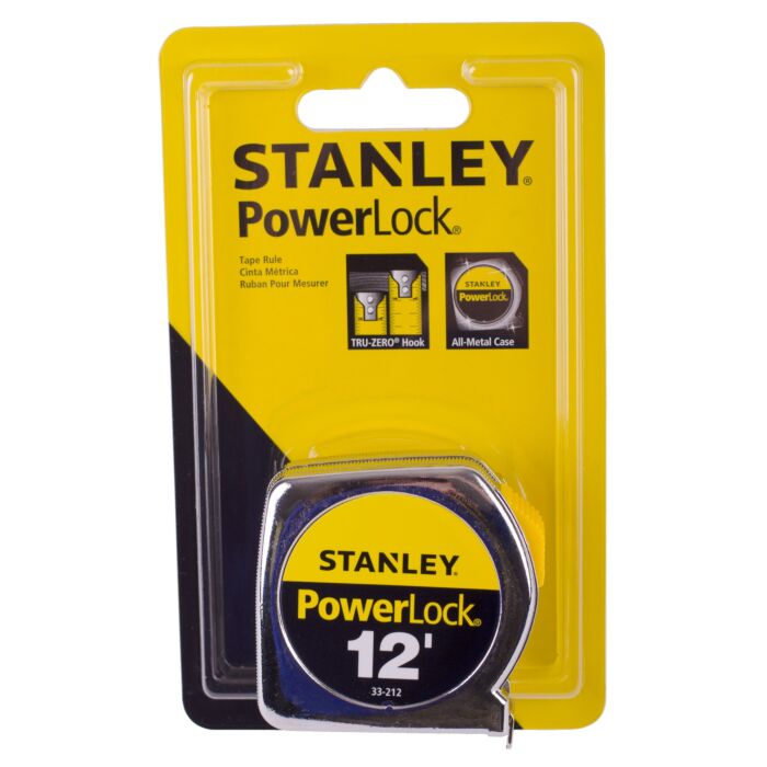Stanley PowerLock Tape Measure - 12 ft
