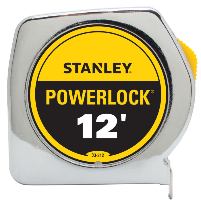 Stanley PowerLock Tape Measure - 12 ft