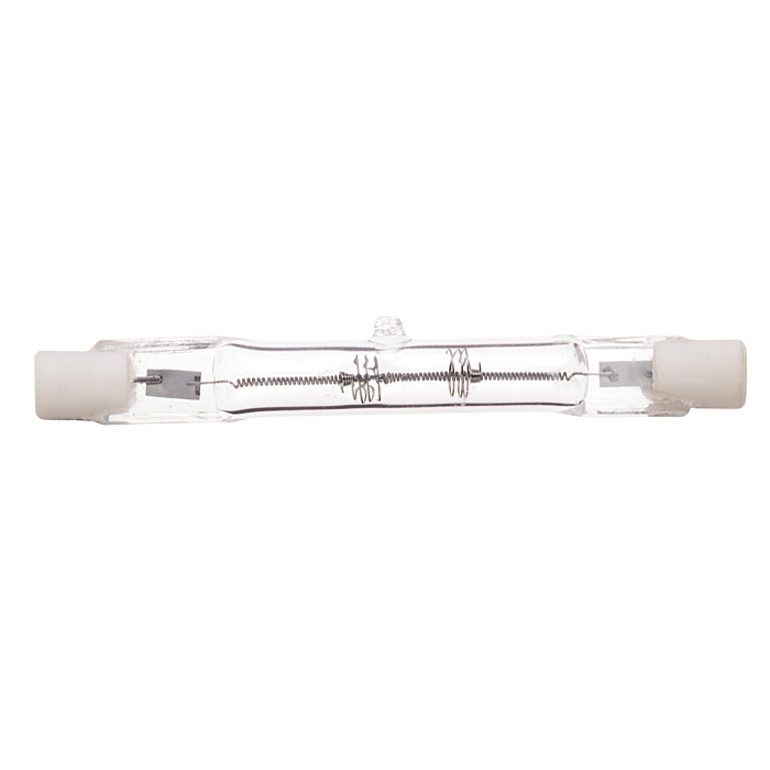 Satco 250 Watt - Halogen - T3 - Clear - 1500 Average rated hours - 4500 Lumens - Double Ended base - 78mm - 120 Volt