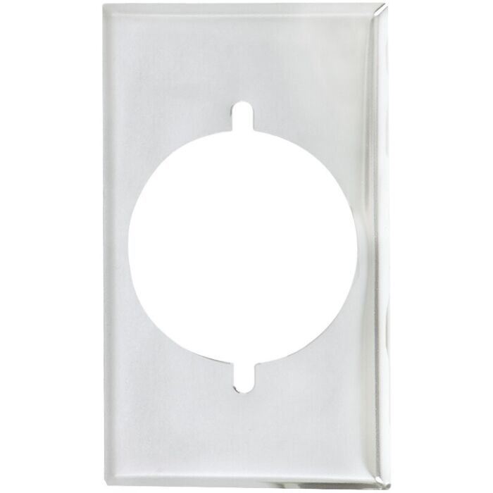 Pass & Seymour 2.156 in SS/Brass/Aluminum Chrome Wall Plate